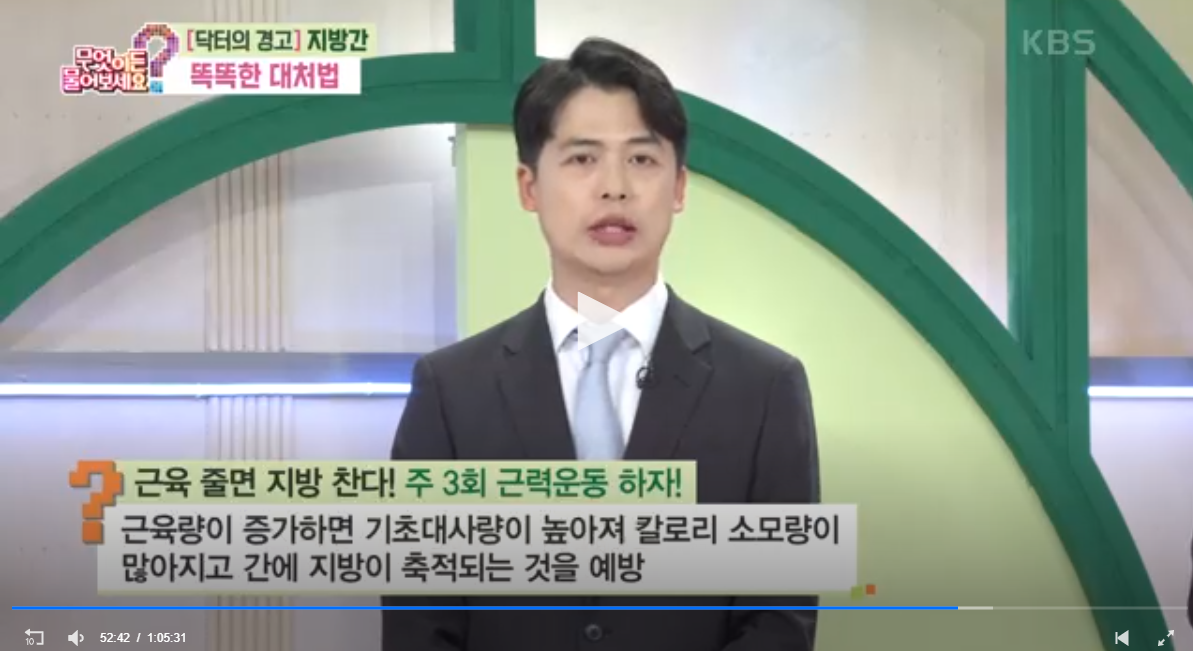 지방간 간질환 증상 원인 치료 명의