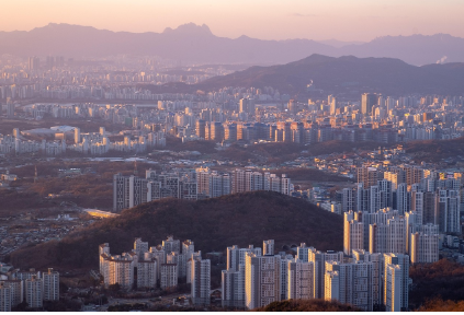대한민국의 대단위 아파트 단지 이미지