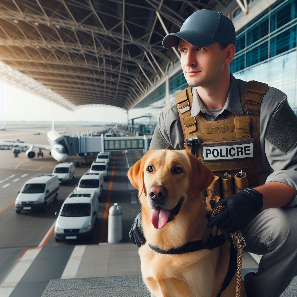 공항 탐지견 핸들러(Airport Detection Dog Handler) : 후각으로 테러를 막는 사람들