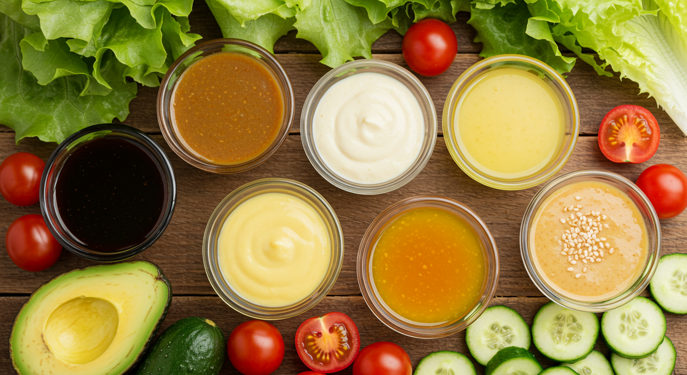 집에서도 뚝딱! 홈메이드 드레싱 5가지 레시피 🍯🥗
