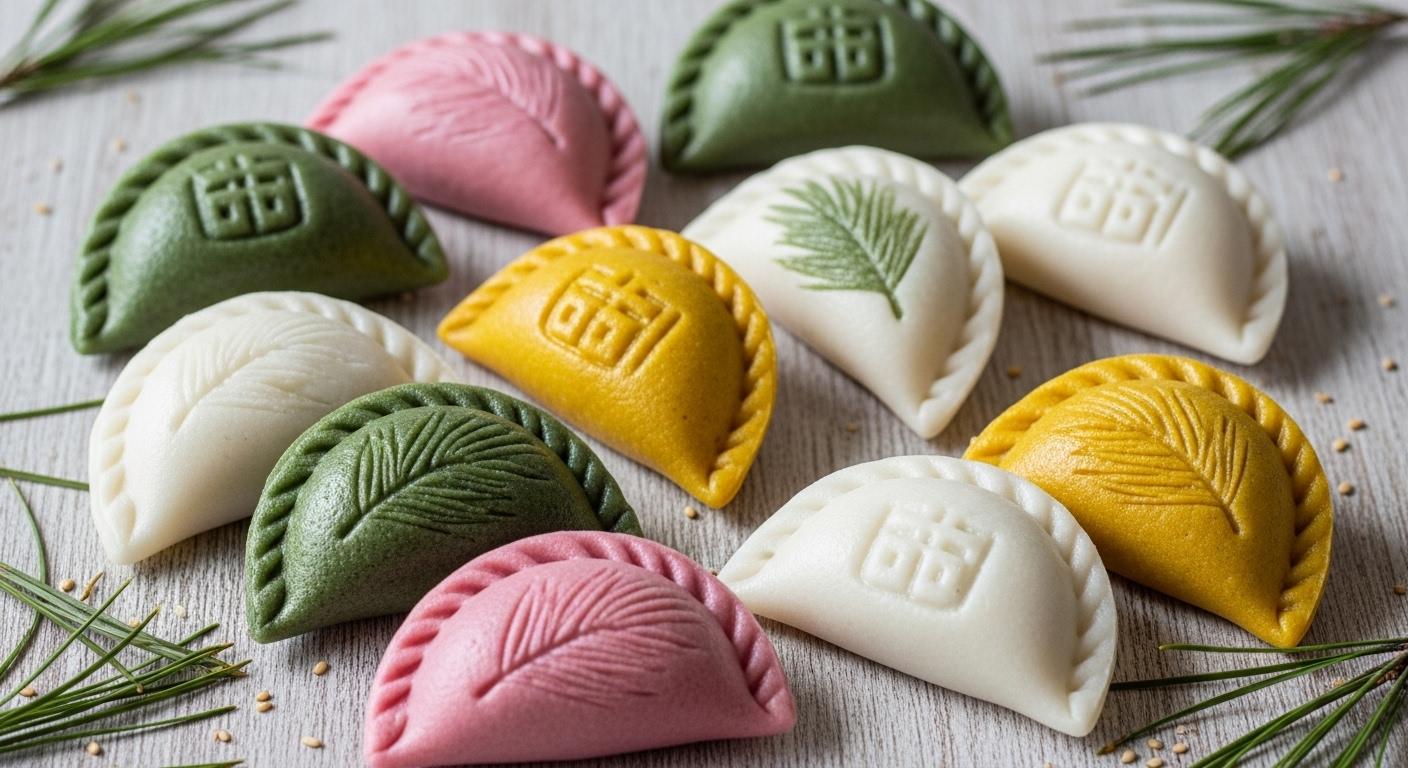 송편 그림 색칠하기