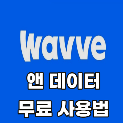 wavve-앤-데이터-무료-사용법