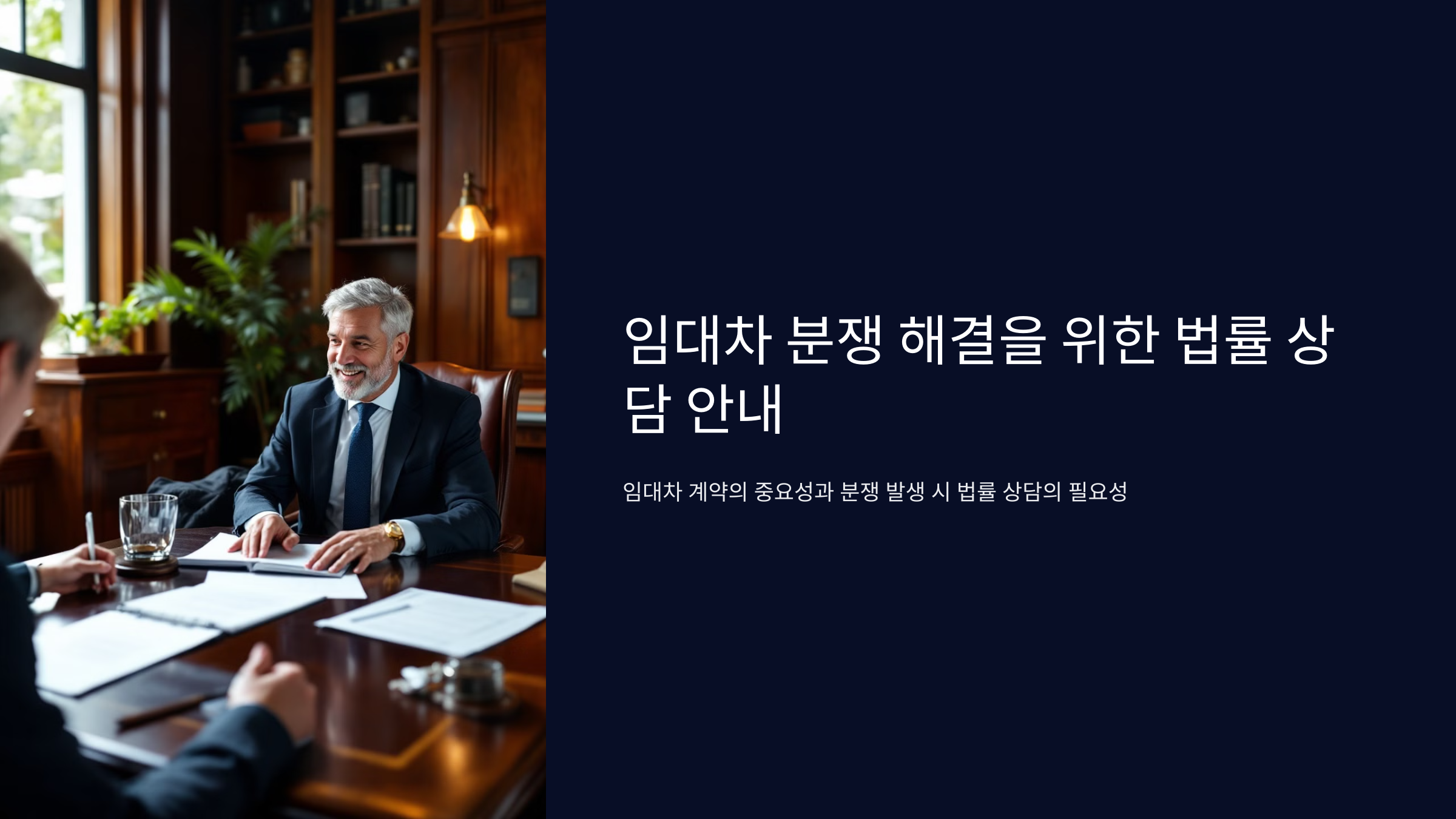 임대차 분쟁 해결을 위한 법률 상담 안내