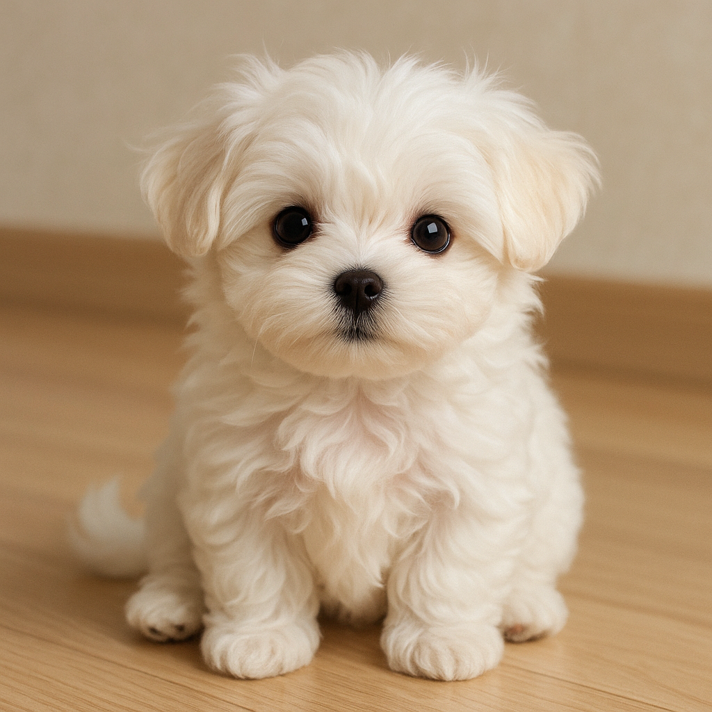 작고 귀여운 말티즈