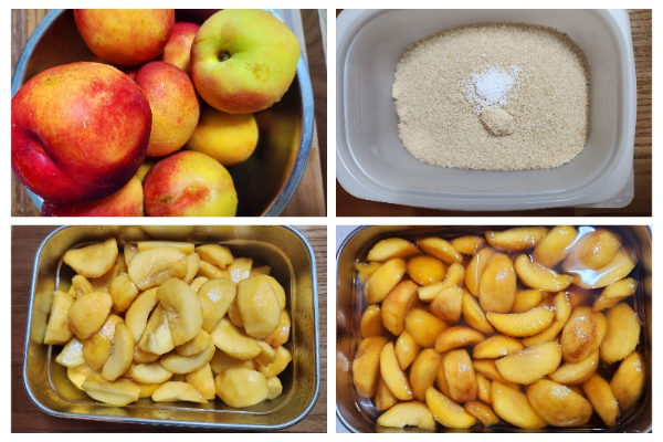 천도 복숭아 당절임 순서