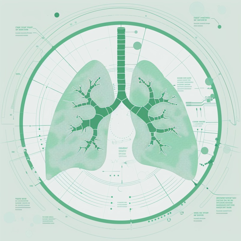 폐암과 관련된 사진입니다.