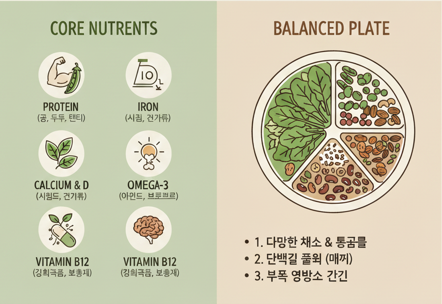 채식주의 식단의 영양 밸런스