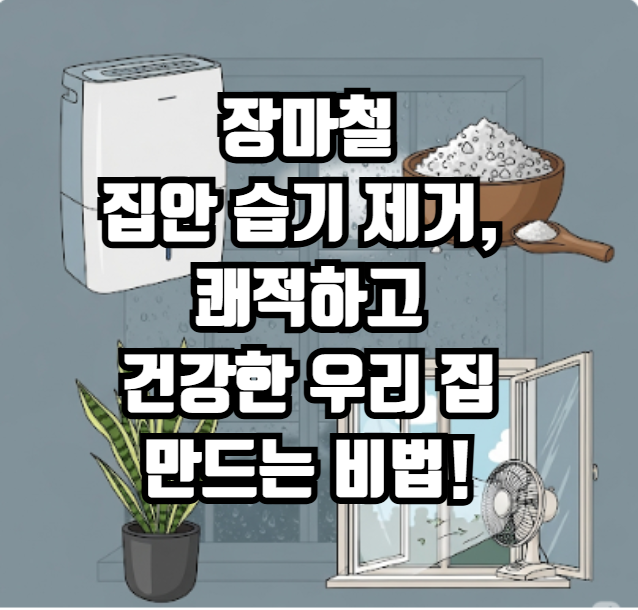 장마철 집안 습기 제거