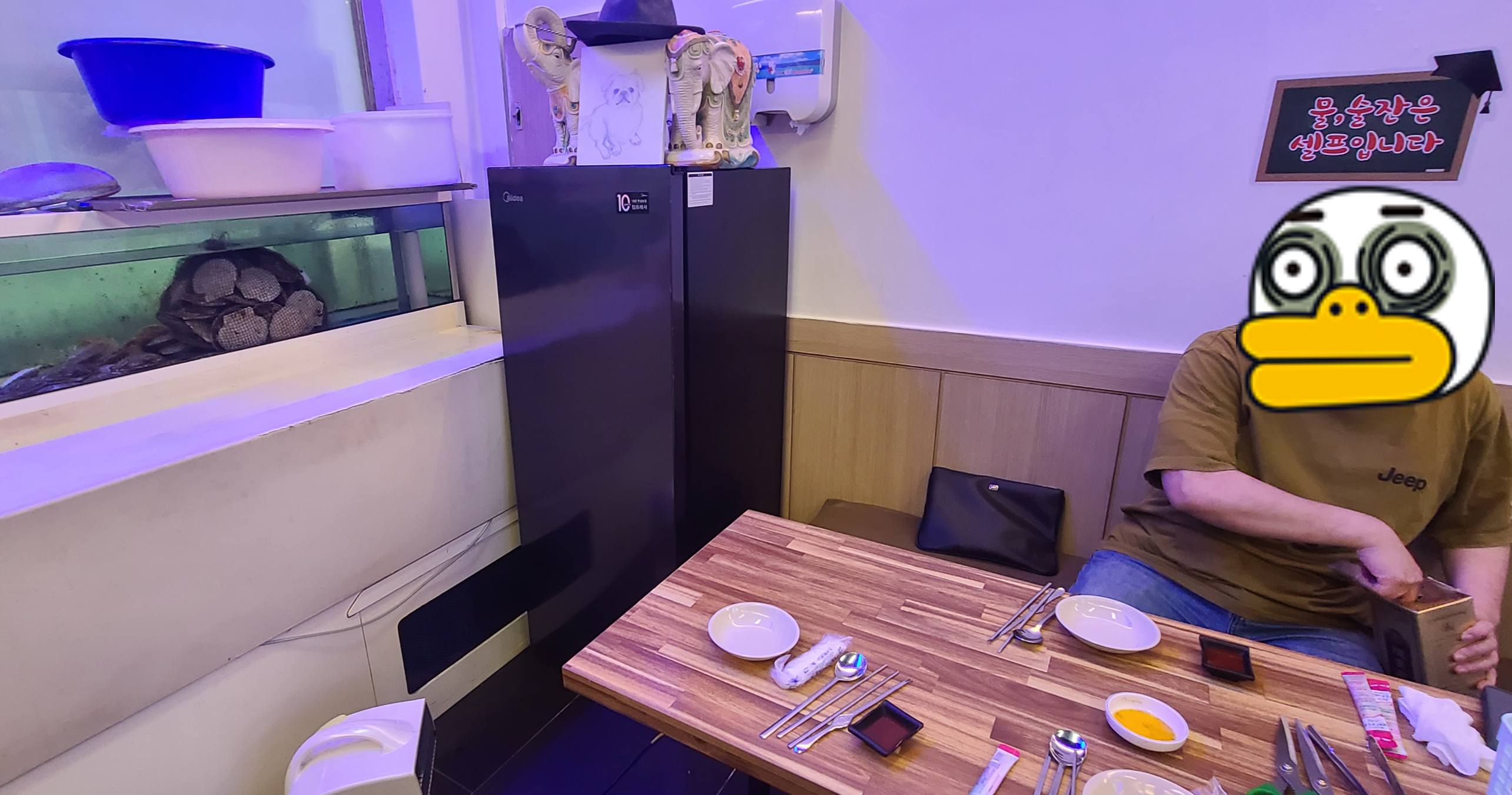 상대원맛집 11월제철음식 대게 킹크랩 랍스터 죽해수산 성남맛집 대게맛집 영업시간 메뉴판 기본반찬 통오징어버터구이 가리비찜 대하찜 연태고량주 컨디션스틱 보관냉장고