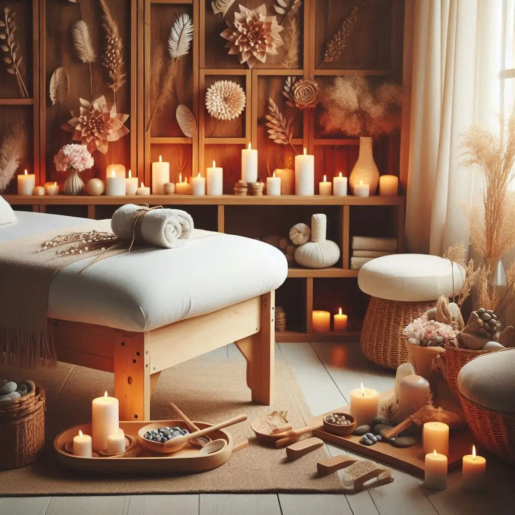 피부,체형관리 샵 배경