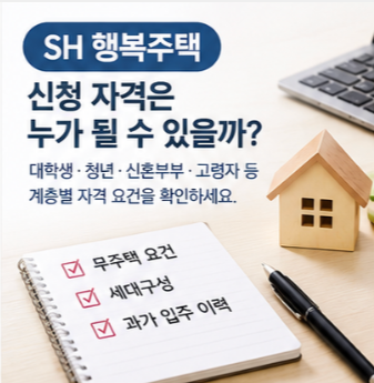 SH 행복주택 소득 기준 2026