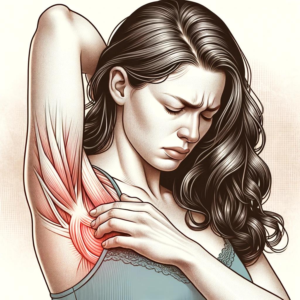 오른쪽 겨드랑이 통증 원인