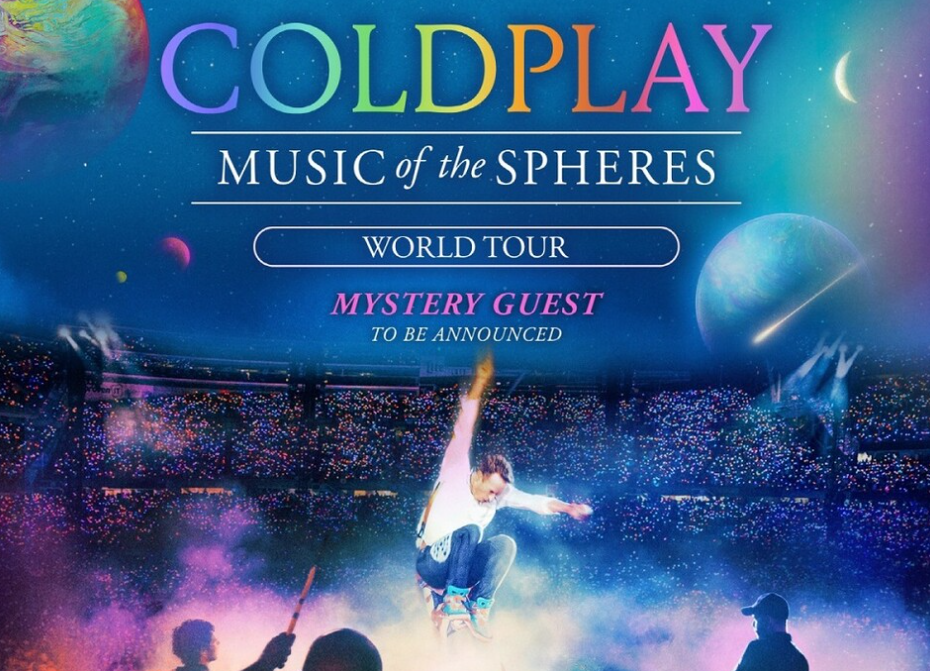 콜드플레이 내한 공연 포스터