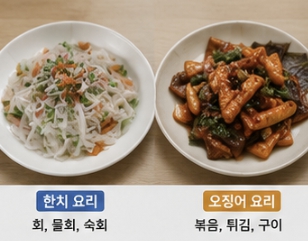 한치와 오징어 차이