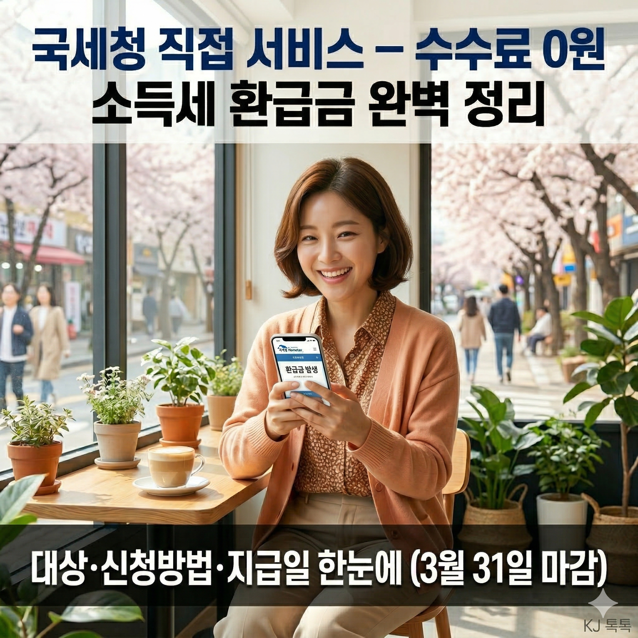 소득세 환급금 신청 완벽 정리 — 대상·신청방법·지급일 (3월 31일 마감!)