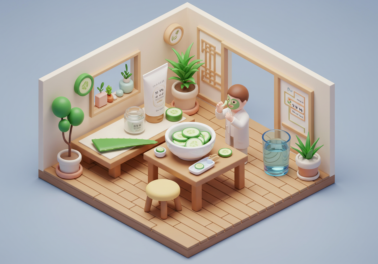 오이 효능 제대로 알고 오이팩으로 피부 진정과 수분 보충하기