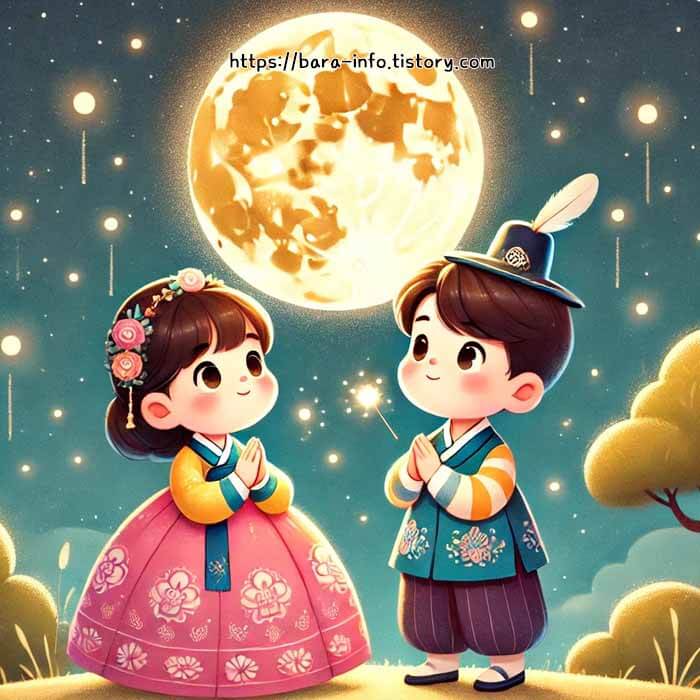 달맞이하는 그림