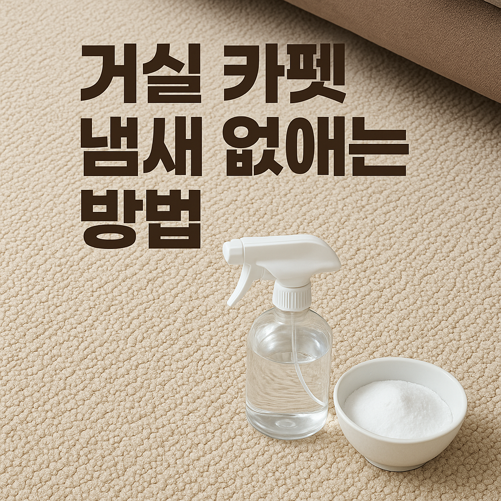 거실 카펫 냄새 없애는 방법