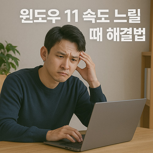 윈도우-11-속도-느릴-때-해결법