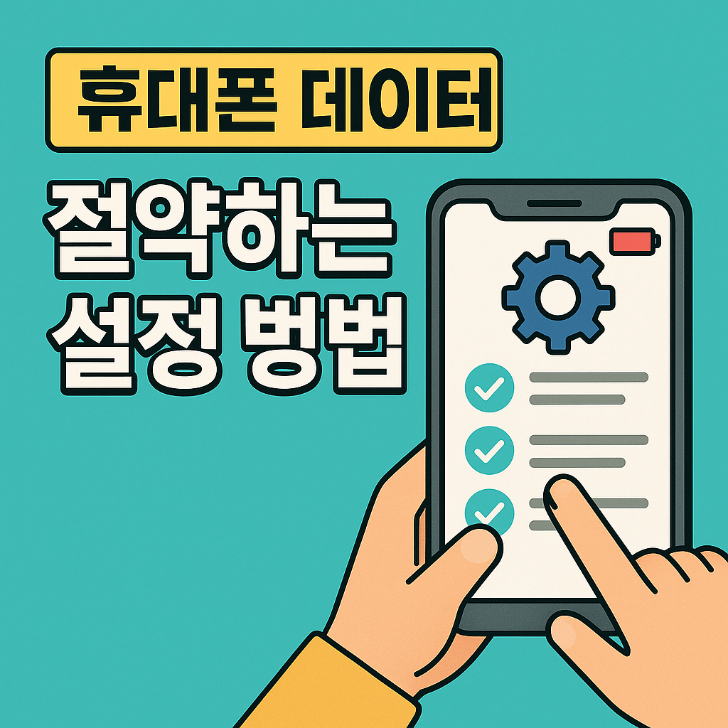 휴대폰 데이터 아끼는 만큼 절약된다