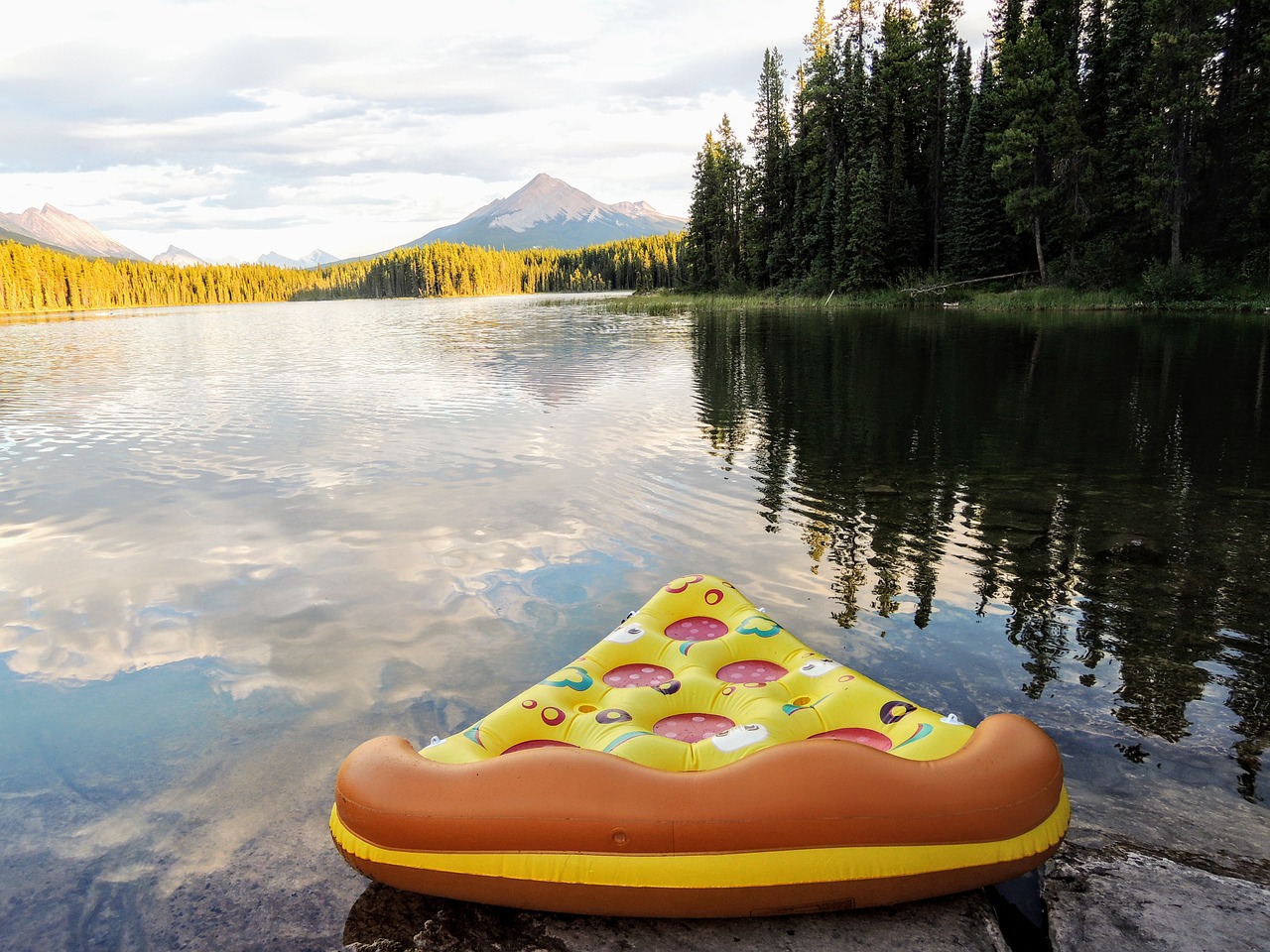 신혼여행 호수사진