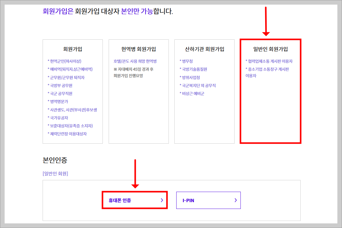 국군복지포털 사이트 가입방법, 5분안에 쉽게 가입하기