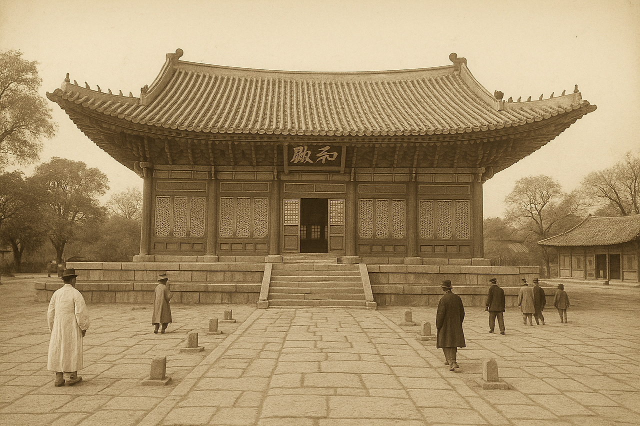 덕스궁 옛 모습 이미지