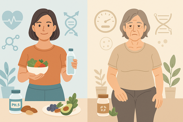 의학적 관점에서 본 체중과 노화 상관관계 (의학, 체중, 노화)