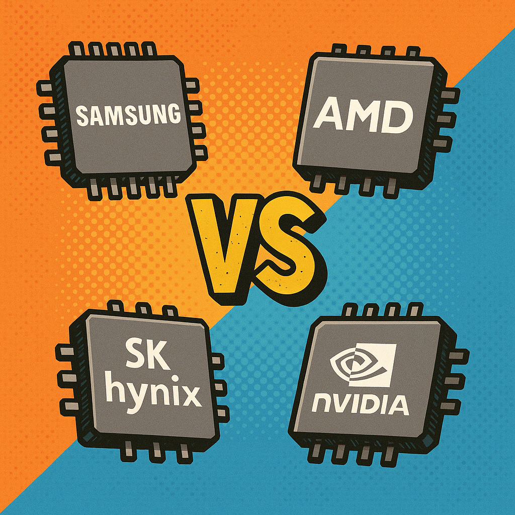 삼성전자·AMD vs SK하이닉스·엔비디아