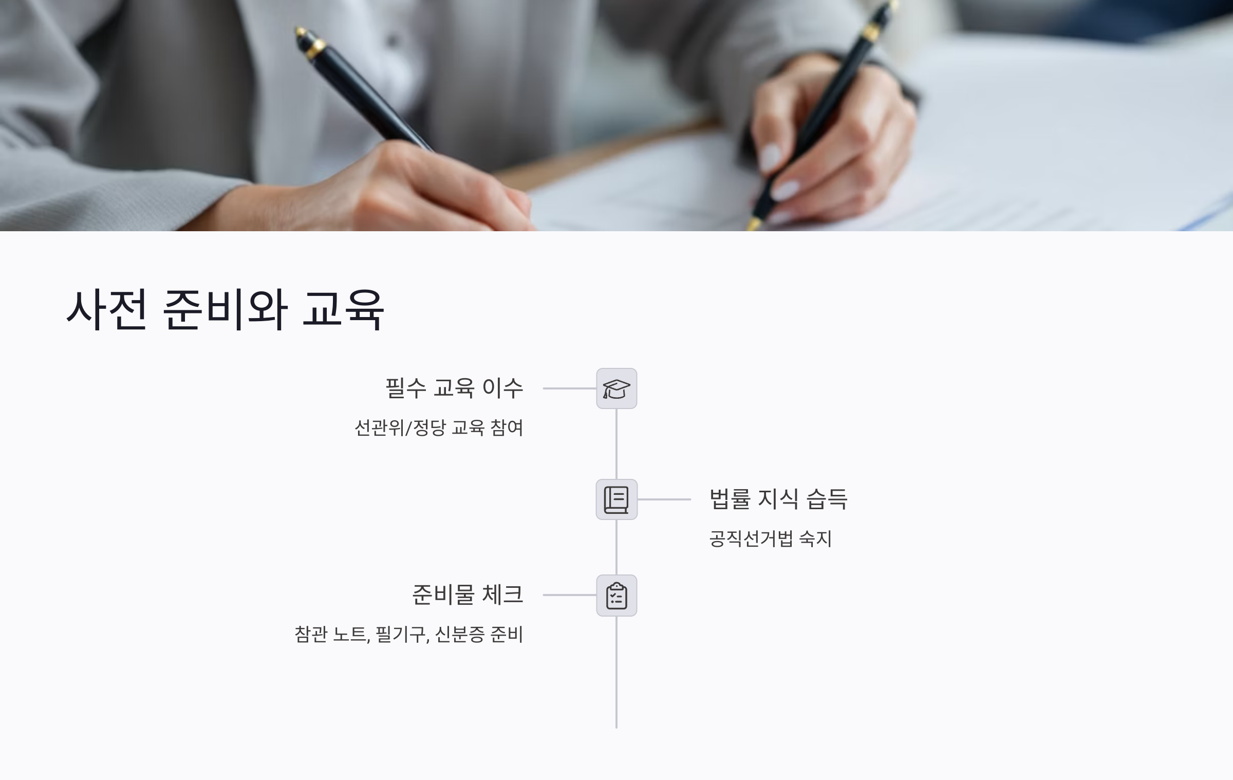 선거 참관인 교육 사전 준비 팁