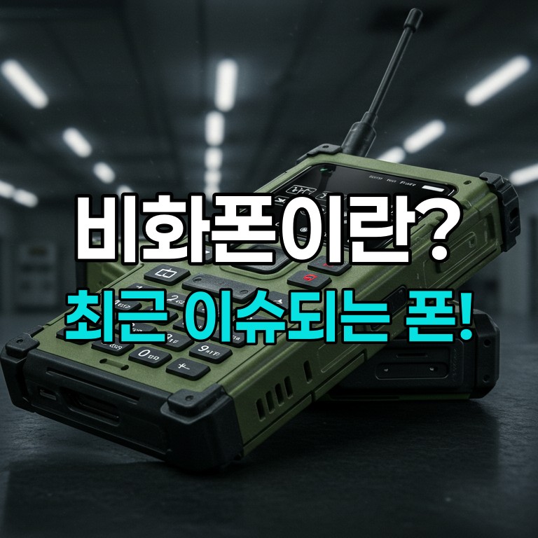 비화폰이란? 최근 이슈되는 비화폰에 대해 알아봐요!