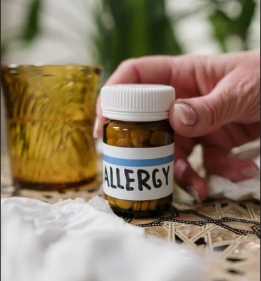 알레르기 약병