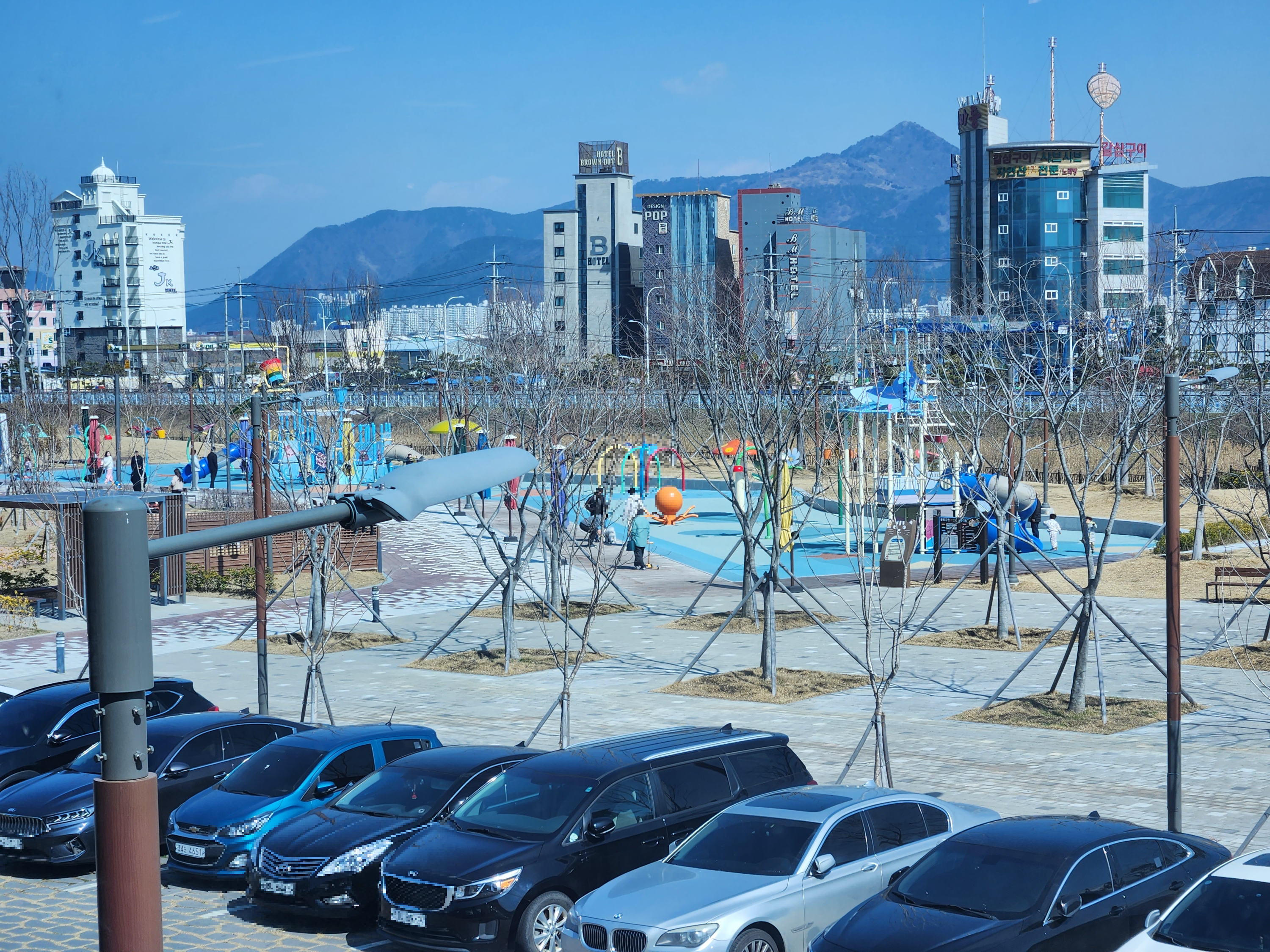 일삼육 고기집 주변 무료 주차장