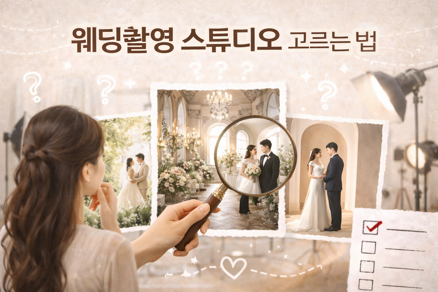 웨딩촬영 스튜디오 고르는 법