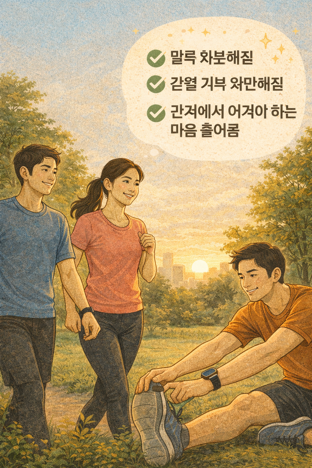 운동은 인간관계, 사회생활을 개선한다