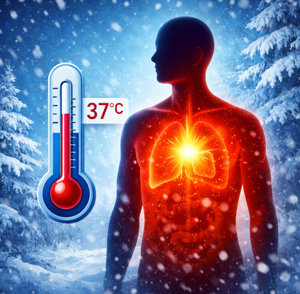 심부 체온 1도가 면역력을 좌우합니다, 겨울 건강 관리 핵심