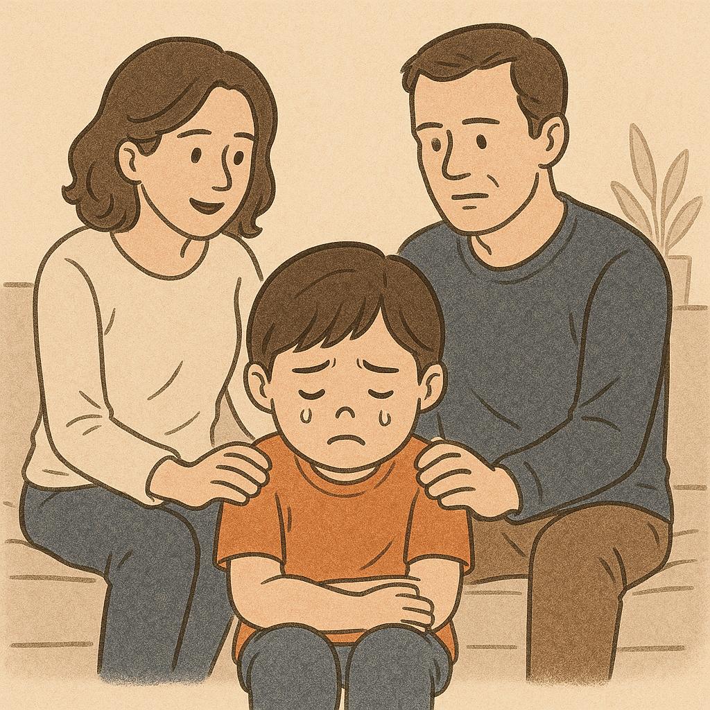 부부싸움 이후 아이와 반드시 해야하는 대화법에 대한 이미지