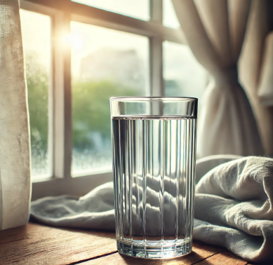 아침 공복에 물 마시는 습관