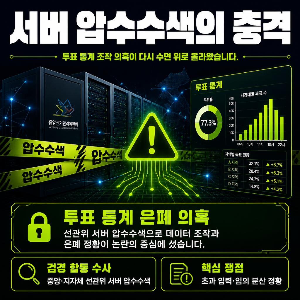 서버 압수수색의 충격