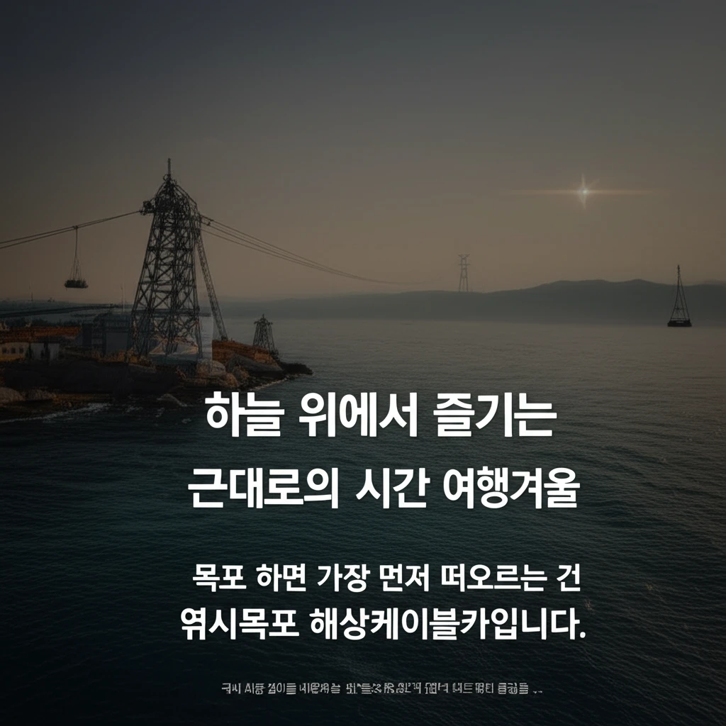 겨울철 목포 여행 필수 코스와 대중교..
