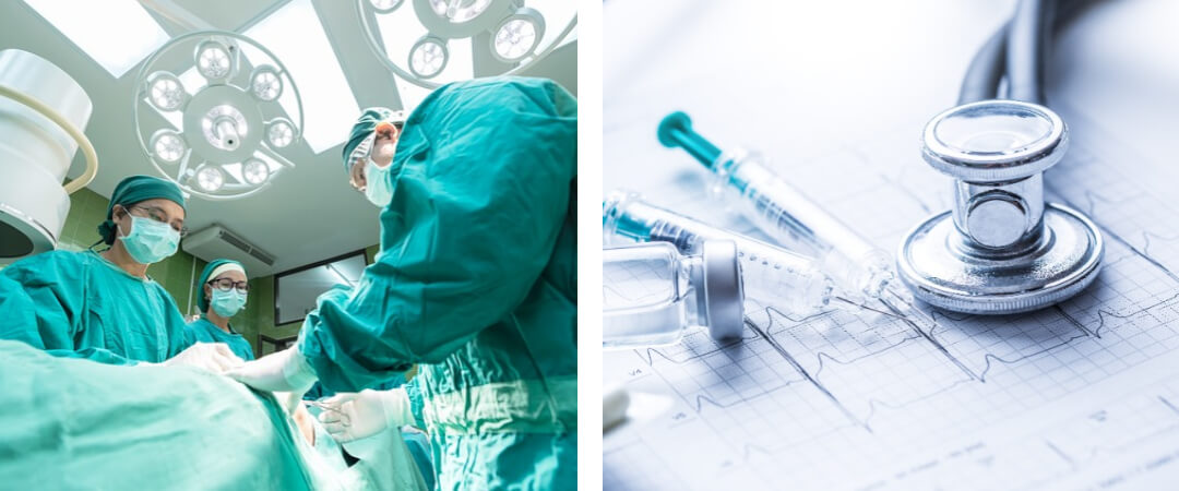 수술실 및 의료기기 사진