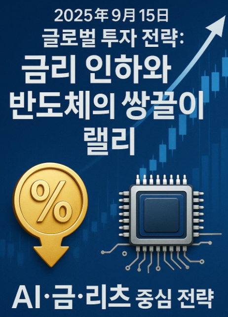 2025년 9월 15일 글로벌 투자 전략: 금리 인하와 반도체의 쌍끌이
