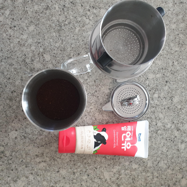 카페 쓰어다 만들기: 베트남 핀을 이용한 커피 추출 레시피 두 번째_준비물