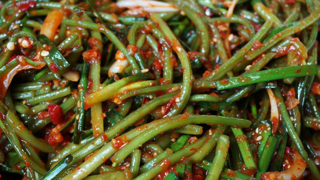 고구마순김치- 담그는 -법 -아삭