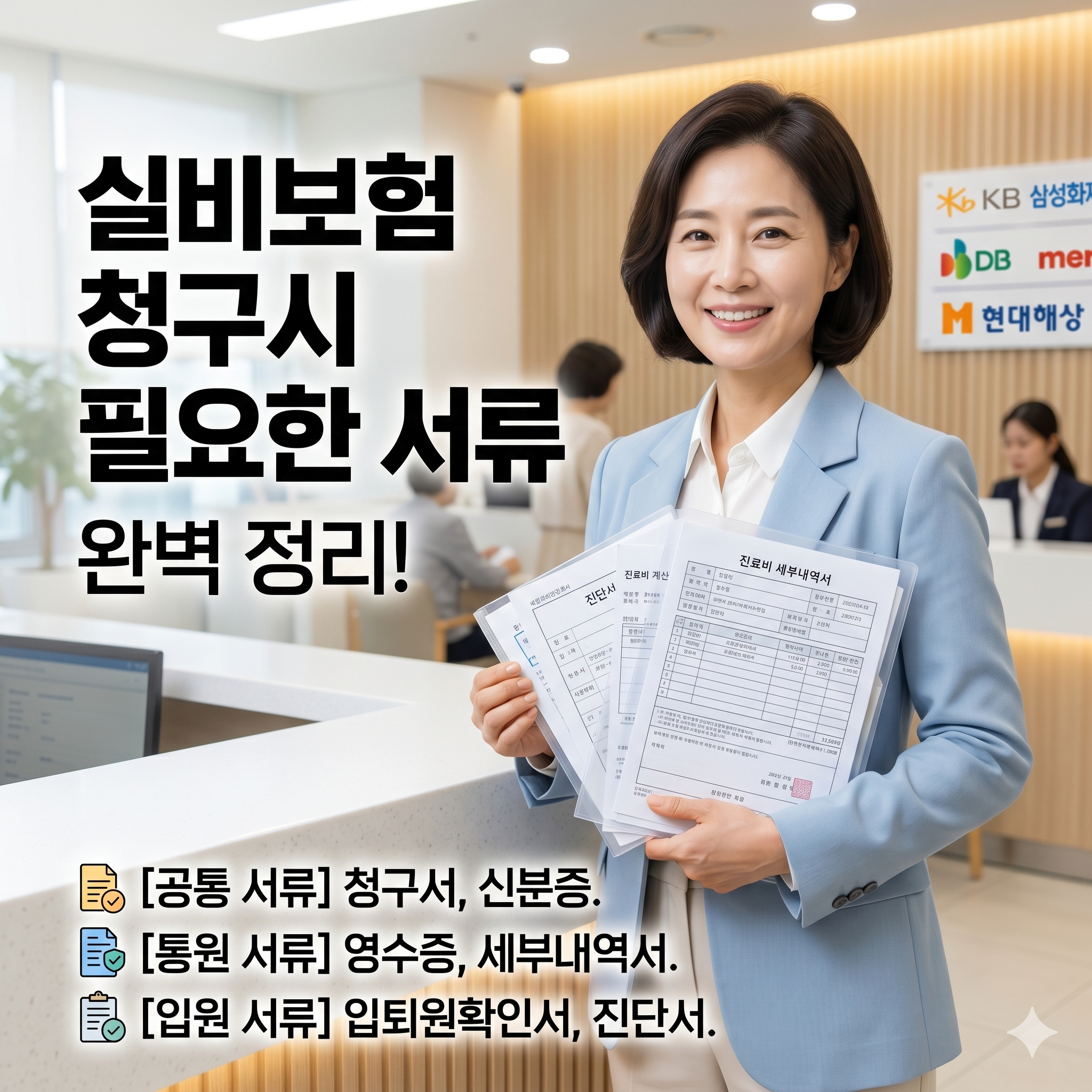 실비보험 청구시 필요한 서류 완벽 정리