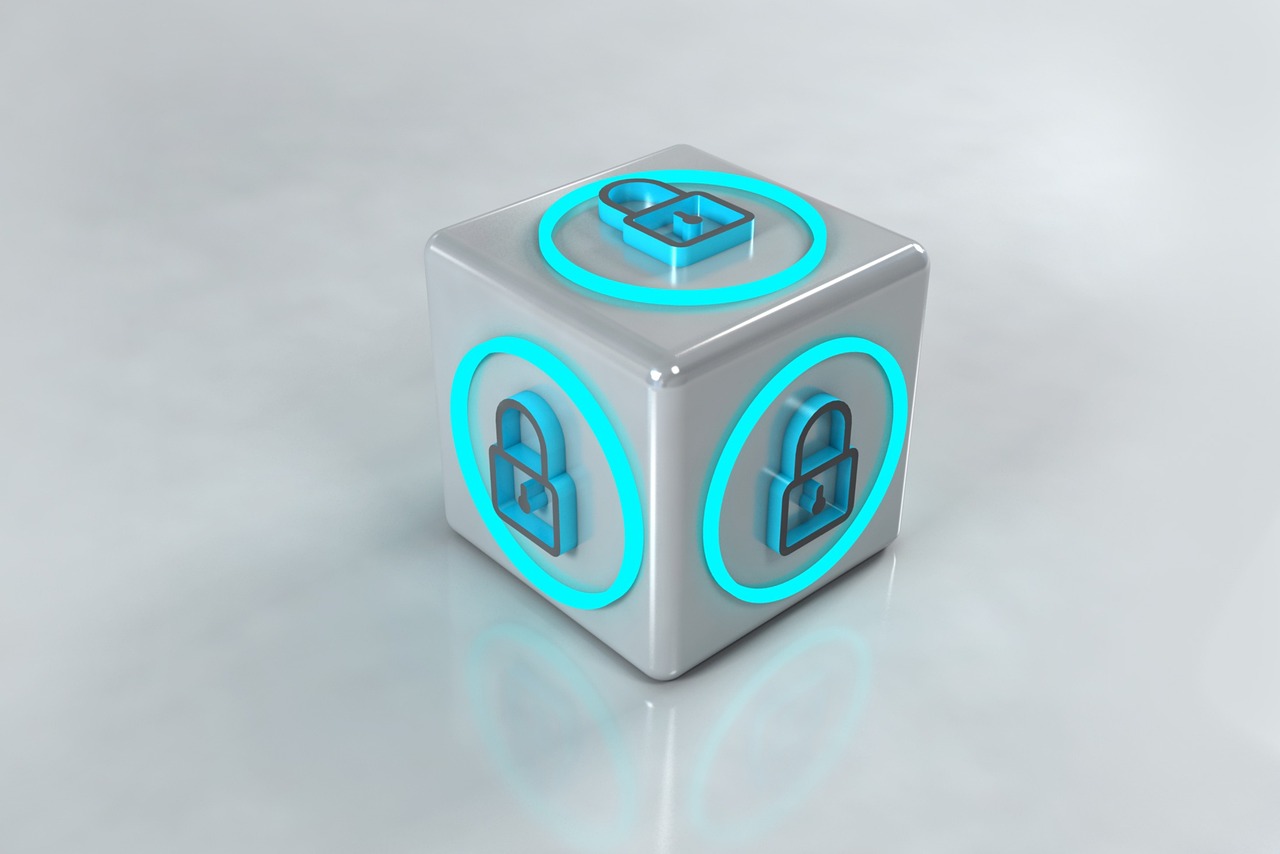 자물쇠·저작권 c 기호·딥페이크 경고 아이콘을 조합한 일러스트 관련 사진