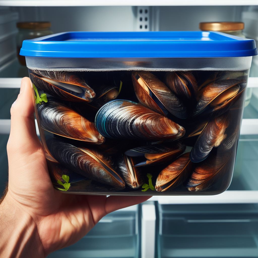 홍합 냉동보관