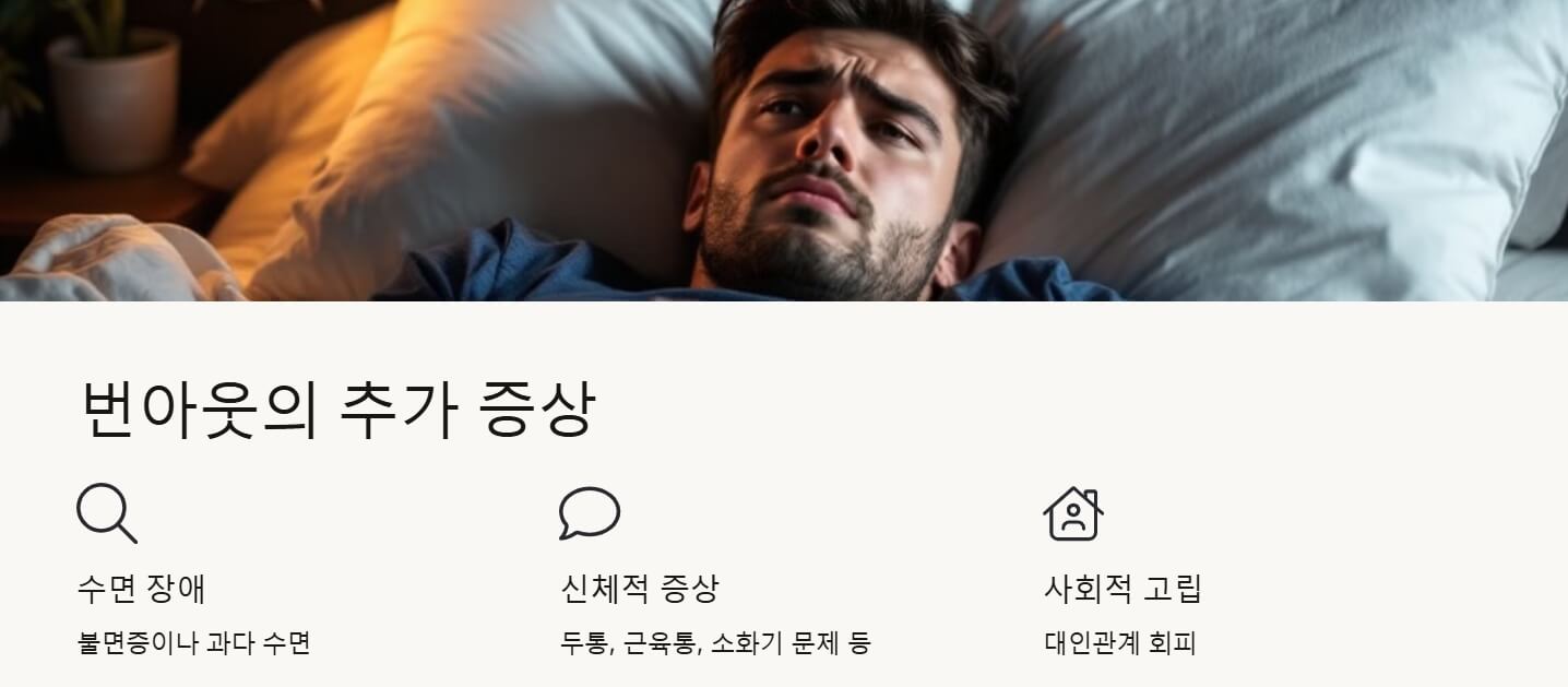 번아웃 증후군 증상 극복 치료방법
