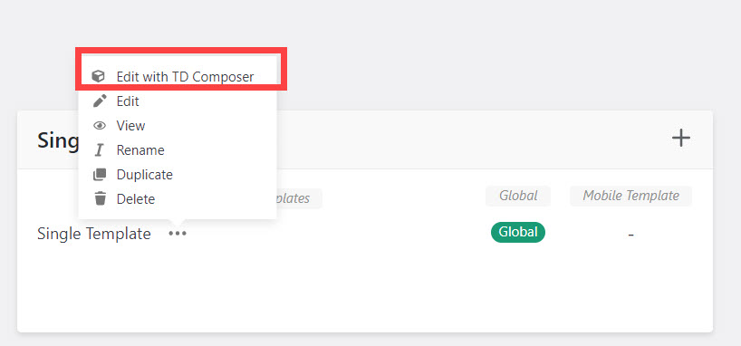클라우드 템플릿 편집하기