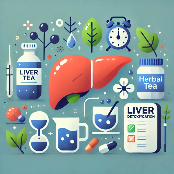 간 해독과 간수치 낮추는 방법 - 허브티와 건강한 생활 습관